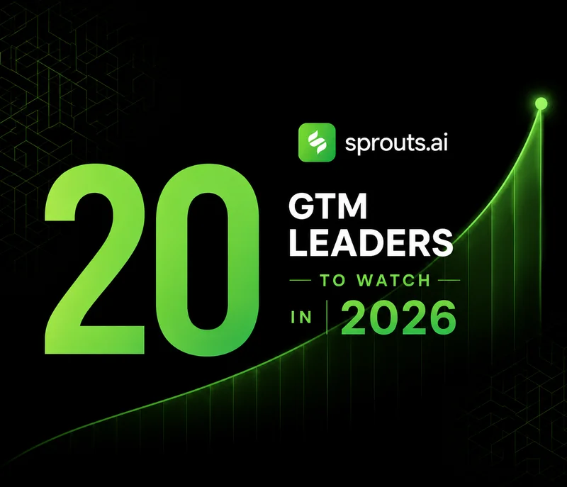 Sprouts.ai 20 GTM Leaders to Watch in 2026 award recognition for Alex Richards